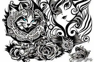 catfein tattoo idea