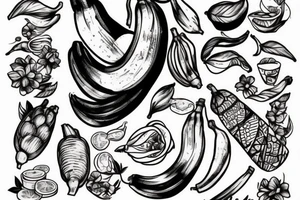 Something with banana. tattoo idea