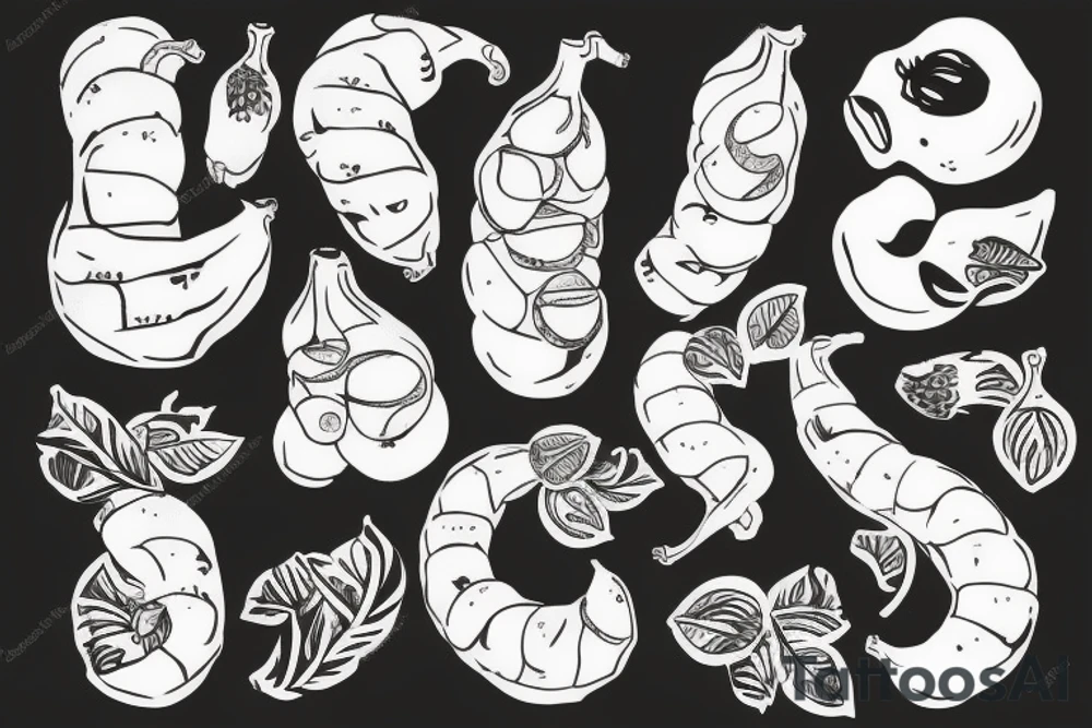 Something with banana. tattoo idea
