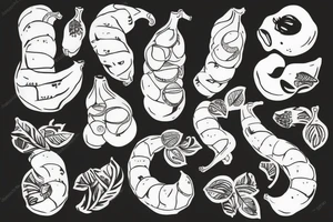 Something with banana. tattoo idea