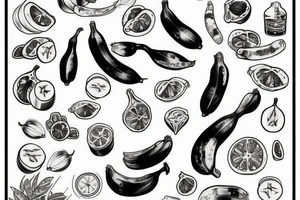 banana tattoo idea