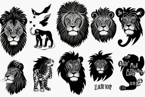 My 2 year old son Leo combined with a lion tattoo idea