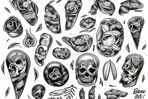 beans tattoo idea