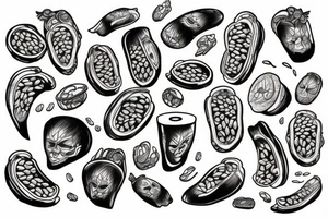 beans tattoo idea