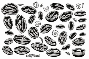 beans classic tattoo idea