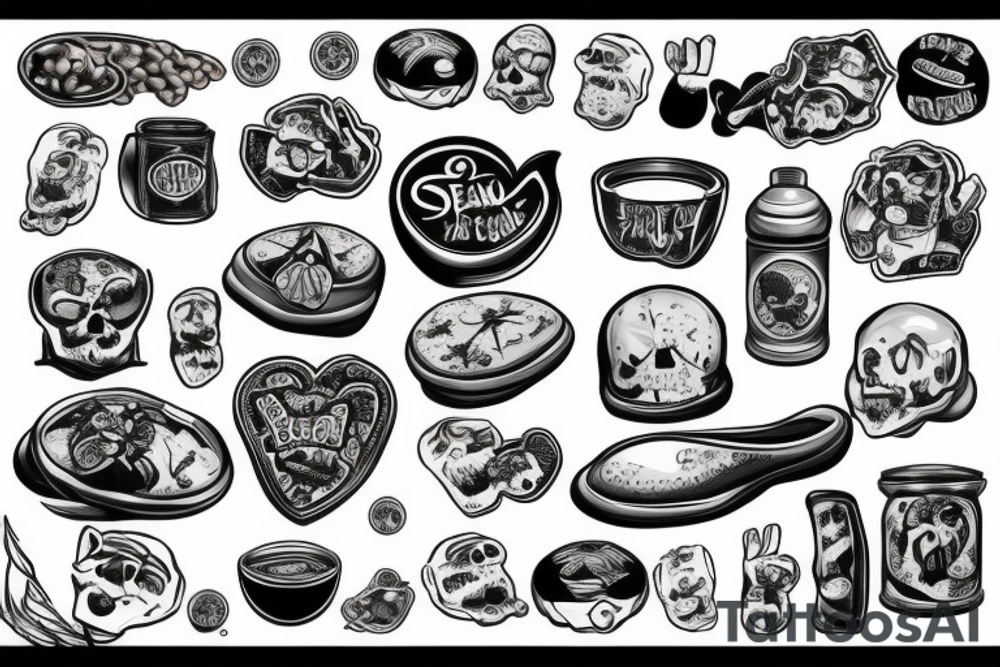 beans classic tattoo idea