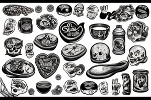 beans classic tattoo idea