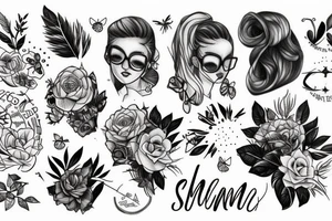 The summer is coming, but she alredy thinking about the fall tattoo idea