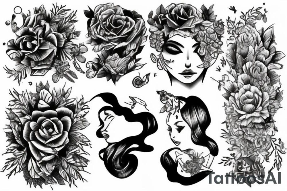 The summer is coming, but she alredy thinking about the fall tattoo idea