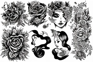 The summer is coming, but she alredy thinking about the fall tattoo idea