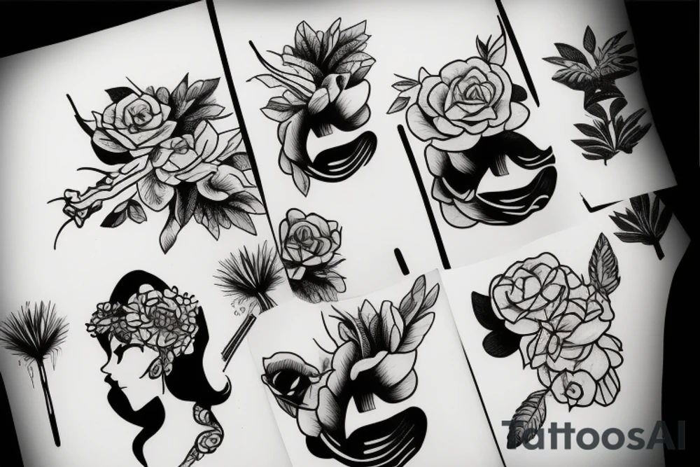 The summer is coming, but she alredy thinking about the fall tattoo idea