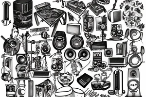 music engineering christianity psychology tattoo idea