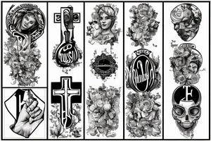 engineering music psychology christianity tattoo idea