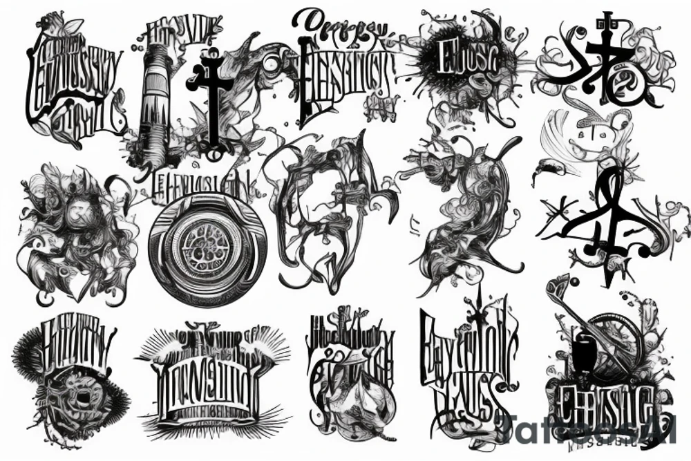 engineering music psychology christianity tattoo idea