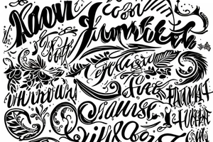 the text amor fati tattoo idea