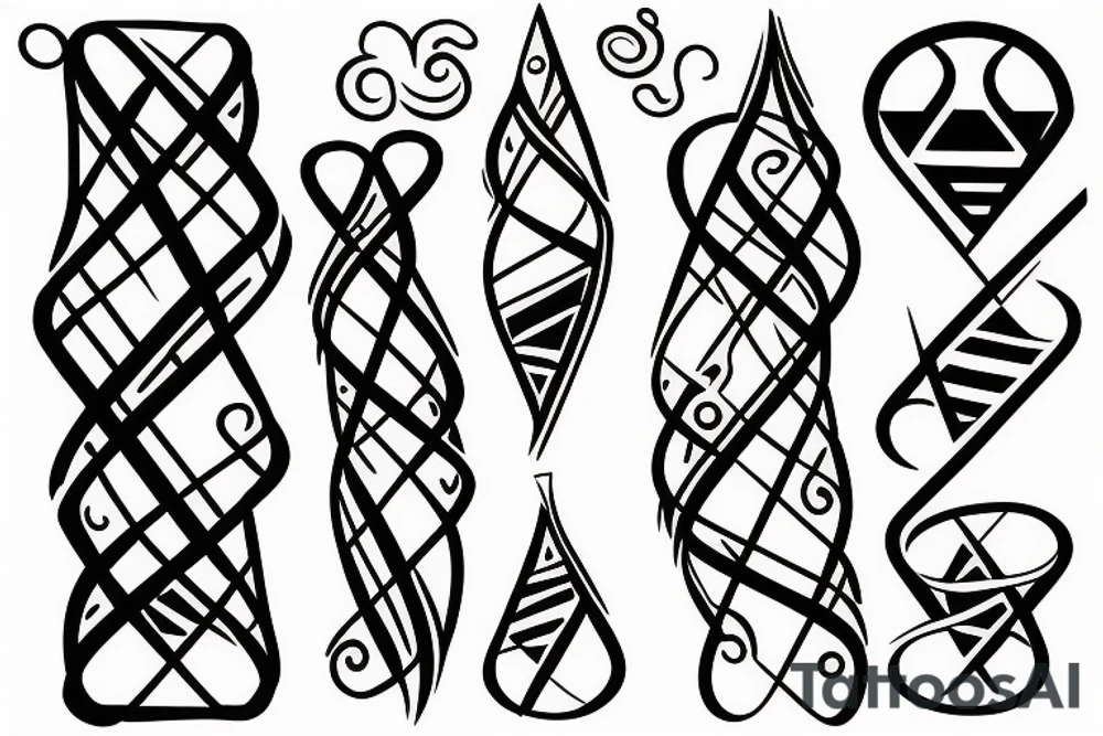 a bit of DNA tattoo idea