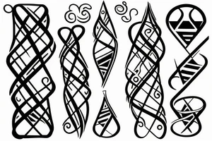 a bit of DNA tattoo idea