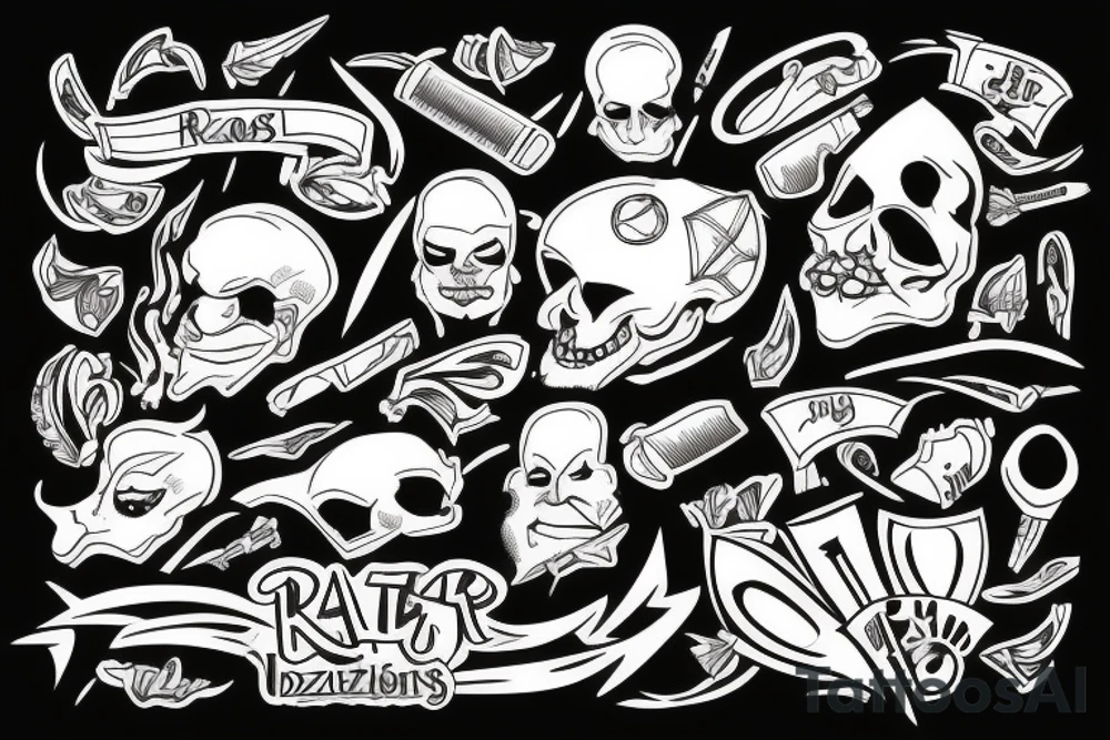 razors tattoo idea