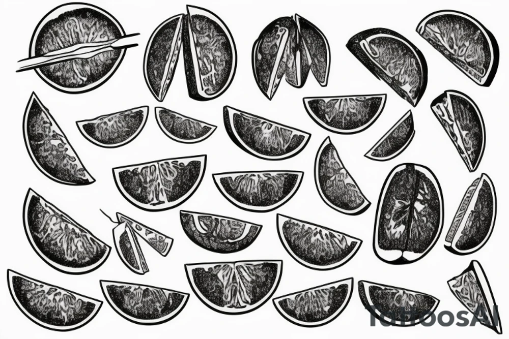 melon tattoo idea