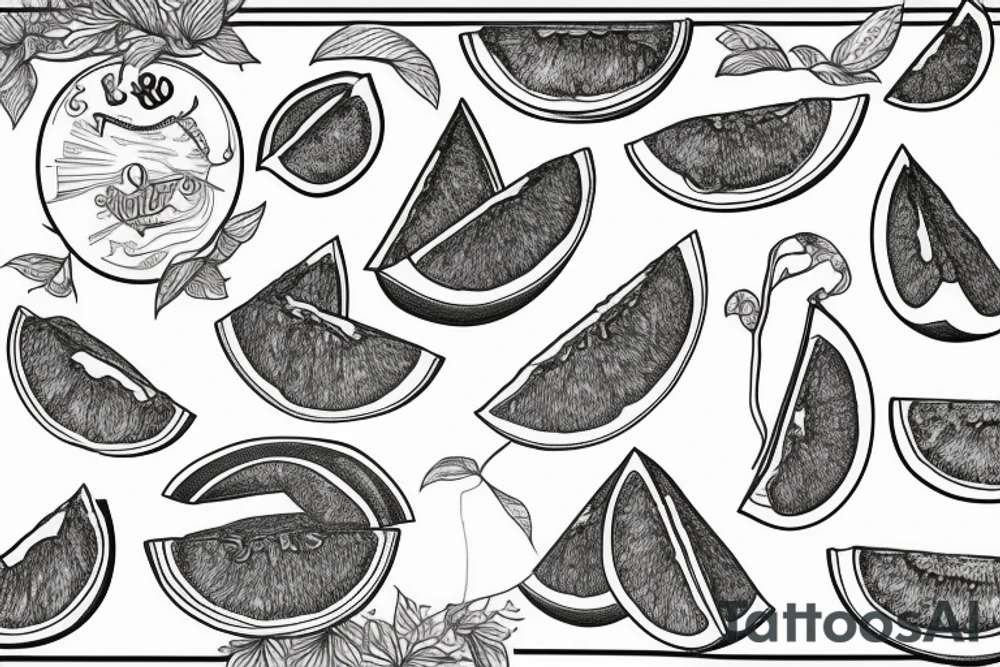 melon tattoo idea