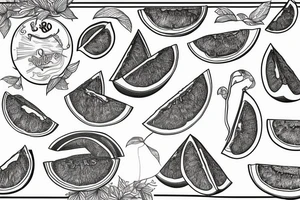 melon tattoo idea