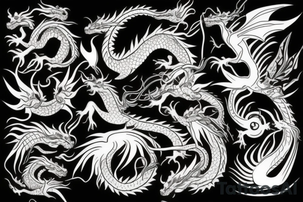 Dragon tattoo idea