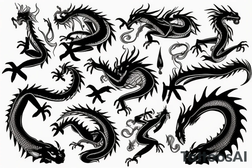 Dragon tattoo idea