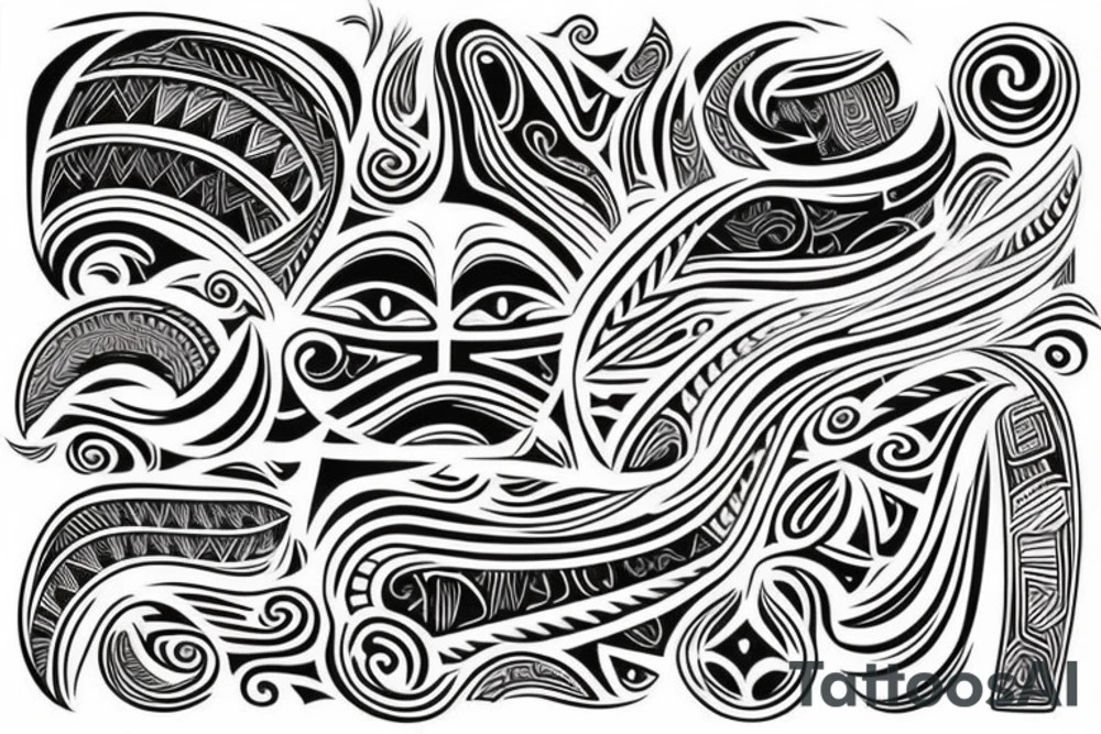 Maori tattoo tattoo idea