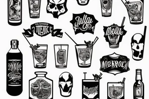molotov cocktail tattoo idea