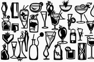 molotov cocktail tattoo idea
