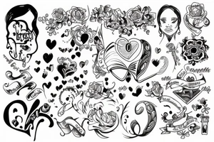 School love tattoo idea