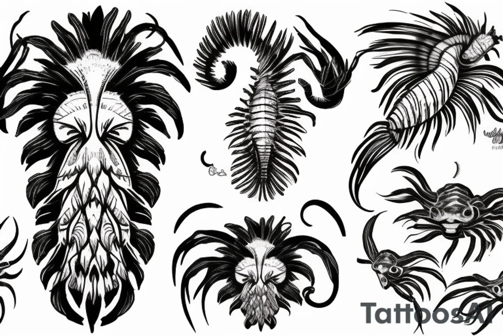 Scorpion Lion Fish tattoo idea