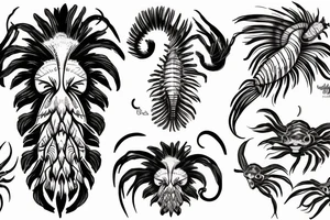 Scorpion Lion Fish tattoo idea