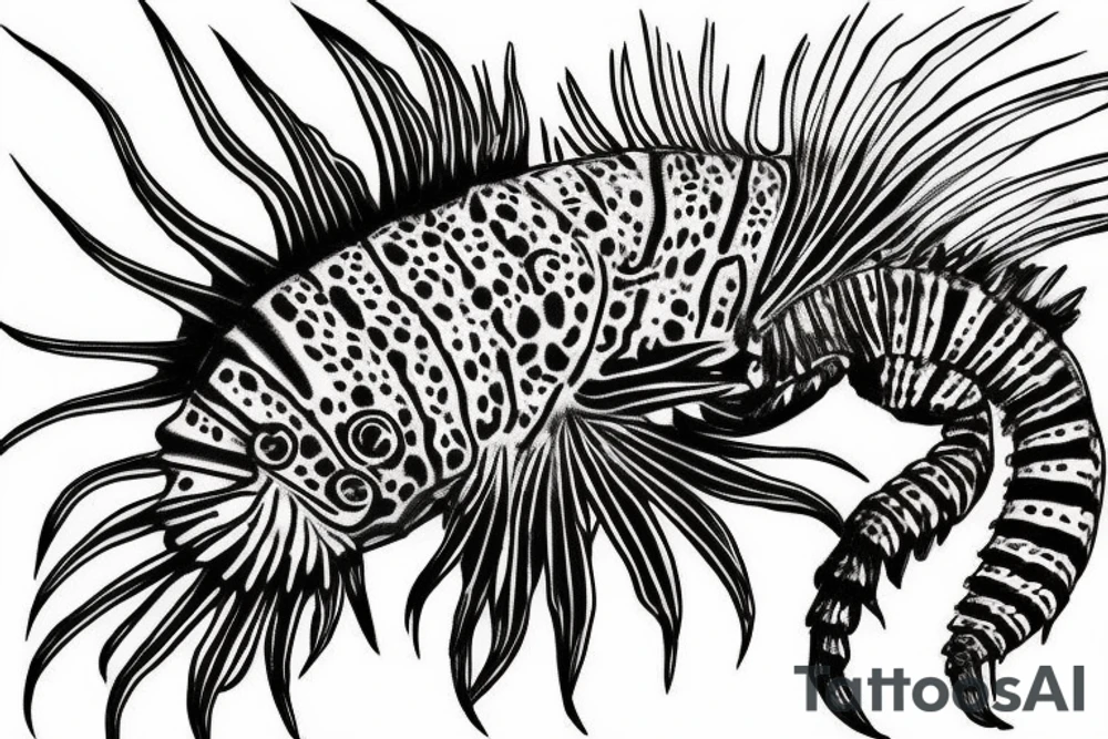Scorpion Lion Fish tattoo idea