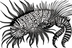 Scorpion Lion Fish tattoo idea