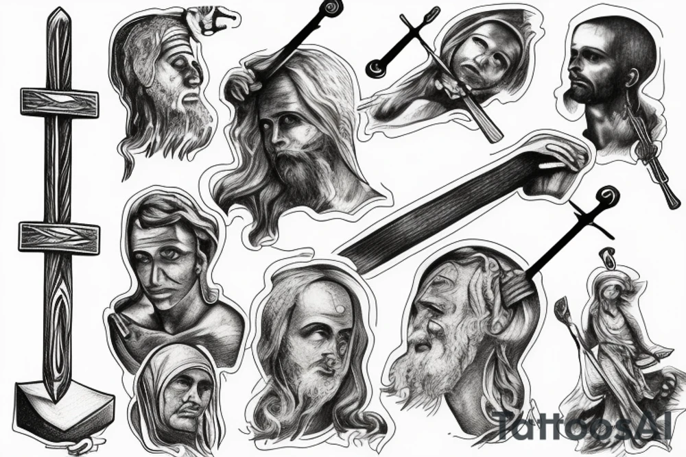 saint Longinus tattoo idea