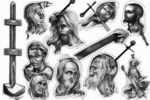 saint Longinus tattoo idea