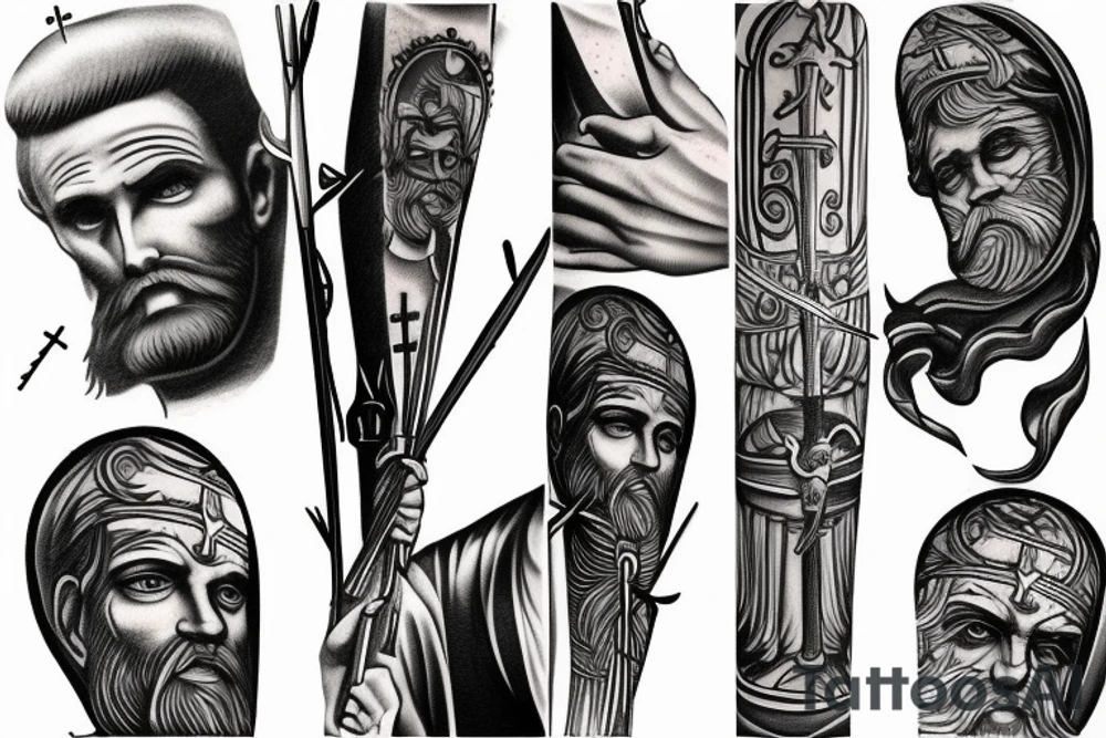 saint Longinus tattoo idea