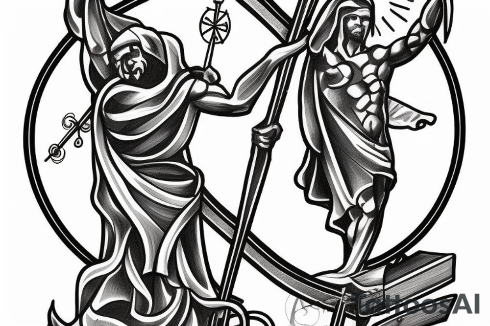 saint Longinus tattoo idea