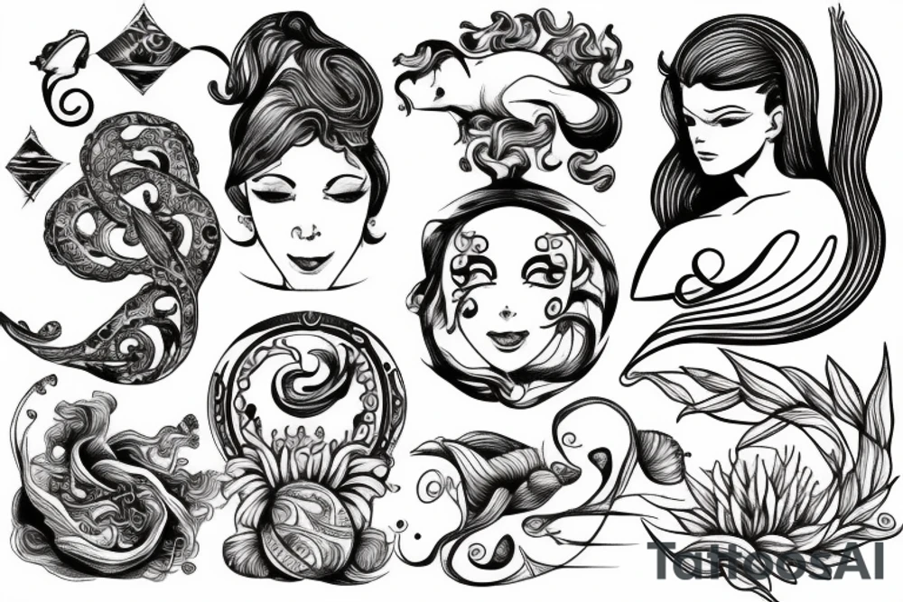 Aquarius tattoo idea