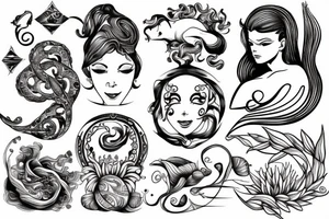 Aquarius tattoo idea