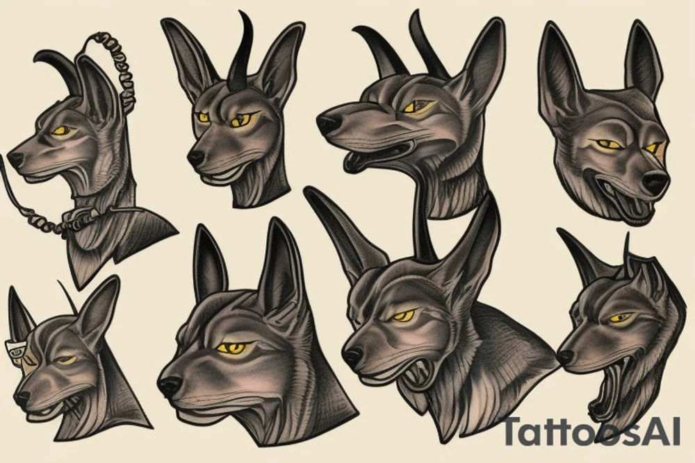 Anubis tattoo idea