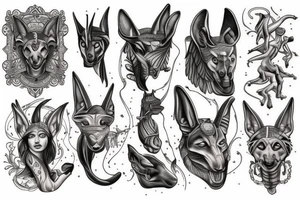 Anubis tattoo idea