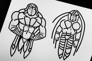 The titan Atlas. Simple, clean lines. tattoo idea