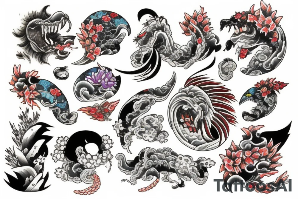 kanagawa tattoo idea