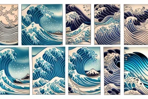 kanagawa wave tattoo idea