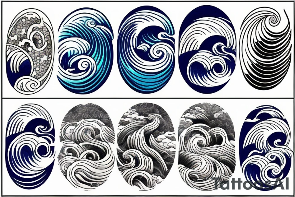 kanagawa wave tattoo idea