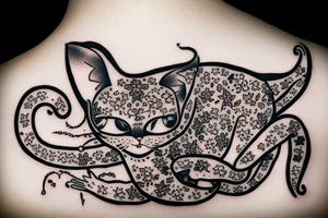 bald cat tattoo idea