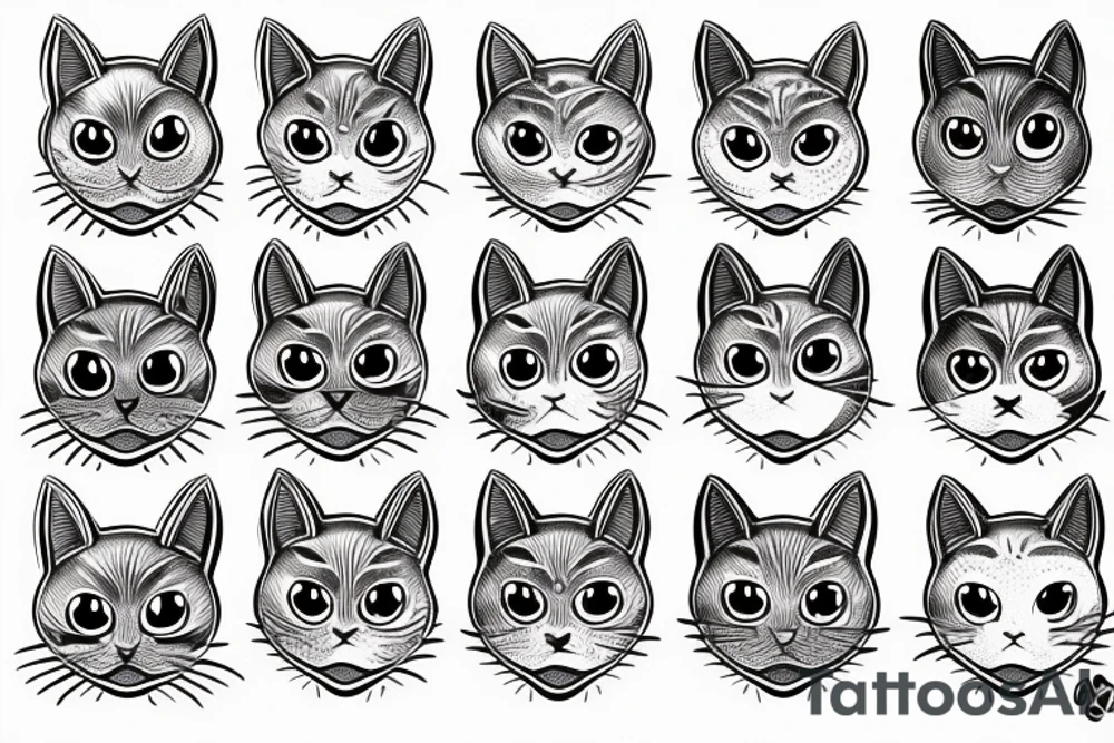 bald cat tattoo idea