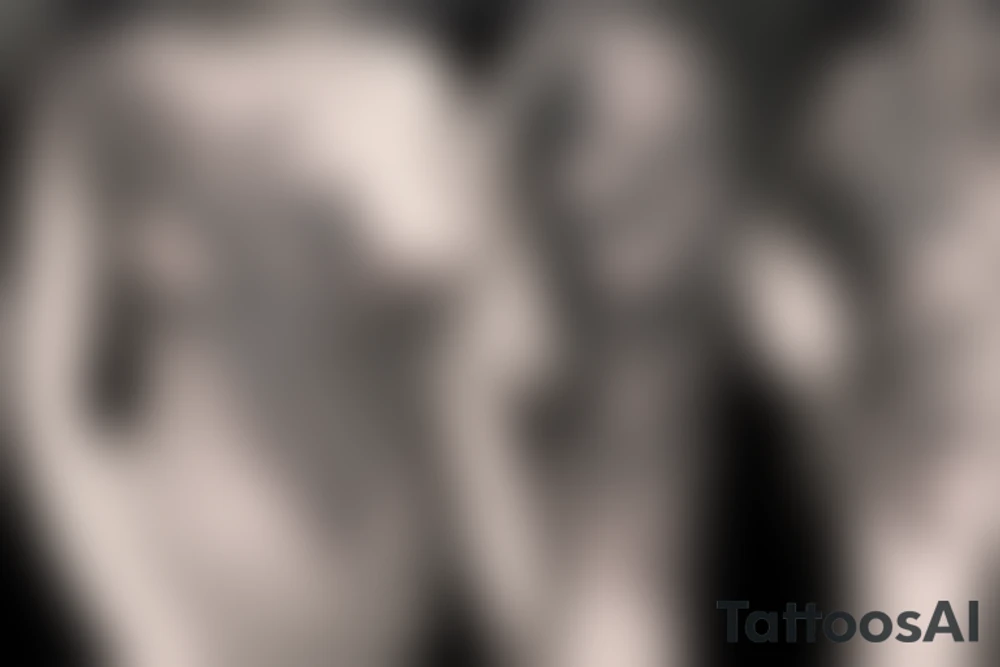 Sexy female angel tattoo idea